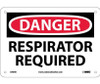 Danger: Respirator Required - 7X10 - Rigid Plastic - D464R