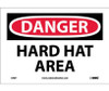 Danger: Hard Hat Area - 7X10 - PS Vinyl - D46P