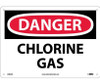 Danger: Chlorine Gas - 10X14 - .040 Alum - D484AB