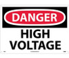 Danger: High Voltage - 14X20 - Rigid Plastic - D49RC