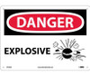 Danger: Explosive - Graphic - 10X14 - .040 Alum - D518AB