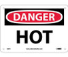 Danger: Hot - 7X10 - Rigid Plastic - D51R