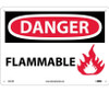 Danger: Flammable - Graphic - 10X14 - Rigid Plastic - D531RB