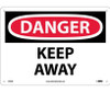 Danger: Keep Away - 10X14 - .040 Alum - D53AB