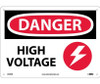 Danger: High Voltage - Graphic - 10X14 - Rigid Plastic - D549RB