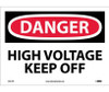 Danger: High Voltage Keep Off - 10X14 - PS Vinyl - D551PB
