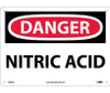 Danger: Nitric Acid - 10X14 - .040 Alum - D584AB