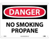 Danger: No Smoking Propane - 10X14 - .040 Alum - D590AB