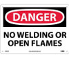 Danger: No Welding Or Open Flames - 10X14 - .040 Alum - D592AB