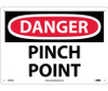 Danger: Pinch Point - 10X14 - .040 Alum - D599AB