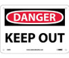 Danger: Keep Out - 7X10 - .040 Alum - D59A