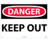 Danger: Keep Out - 20X28 .040 Alum - D59AD