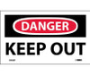 Danger: Keep Out - 3X5 - PS Vinyl - Pack of 5 - D59AP