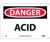 Danger: Acid - 7X10 - .040 Alum - D5A