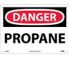 Danger: Propane - 10X14 - Rigid Plastic - D603RB