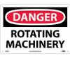 Danger Rotating Machinery 10X14 .040 Alum