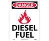 Danger: (Graphic) Diesel Fuel - 14X10 - PS Vinyl - D644PB