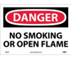 Danger: No Smoking Or Open Flame - 10X14 - PS Vinyl - D648PB