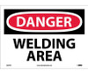 Danger: Welding Area - 10X14 - PS Vinyl - D659PB