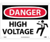 Danger: High Voltage (Graphic) - 10X14 - .040 Alum - D668AB