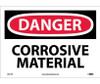 Danger: Corrosive Material - 10X14 - PS Vinyl - D671PB