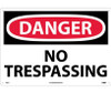 Danger: No Trespassing - 14X20 - .040 Alum - D81AC