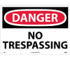 Danger No Trespassing 14X20 .040 Alum