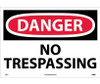 Danger: No Trespassing - 14X20 - PS Vinyl - D81PC