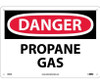 Danger: Propane Gas - 10X14 - .040 Alum - D84AB