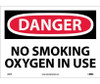 Danger No Smoking Oxygen In Use 10X14 Ps Vinyl