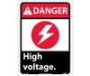 Danger High Voltage (W/Graphic) 14X10 Ps Vinyl