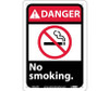 Danger: No Smoking (W/Graphic) - 10X7 - Rigid Plastic - DGA20R