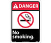 Danger: No Smoking (W/Graphic) - 14X10 - Rigid Plastic - DGA20RB