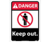 Danger: Keep Out - 14X10 - PS Vinyl - DGA49PB