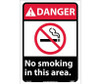 Danger No Smoking In This Area 14X10 Ps Vinyl