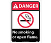Danger: No Smoking Or Open Flame - 14X10 - PS Vinyl - DGA53PB