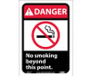 Danger: No Smoking Beyond This Point (W/Graphic) - 10X7 - PS Vinyl - DGA7P