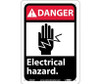 Danger: Electrical Hazard (W/Graphic) - 10X7 - Rigid Plastic - DGA8R
