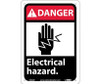 Danger Electrical Hazard (W/Graphic) 10X7 Rigid Plastic