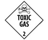 Placard - Toxic Gas 2 - 10.75X10.75 - PS Vinyl - DL133P
