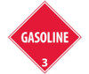 Placard - Gasoline 3 - 10.75X10.75 - PS Vinyl - DL134P