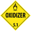 Dot Shipping Label - Oxidizer 5.1 - 4X4 - PS Vinyl - 500/Roll - DL14ALV