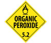 Placard - Organic Peroxide 5.2 - 10.75X10.75 - PS Vinyl - DL15P