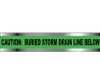 Detectable Underground Tape - Caution Storm Drain Below - 3"X1000' - DT3 GSD