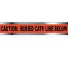 Detectable Underground Tape - Caution Catv Line Below - 3"X1000' - DT3 OCATV