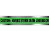 Detectable Underground Tape - Caution Storm Drain Below - 6"X1000' - DT6 GSD