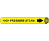 Pipemarker Precoiled - High Pressure Steam B/Y - Fits 4 5/8"-5 7/8" Pipe - E4059