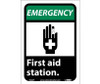 Emergency - First Aid Station (W/Graphic) - 10X7 - PS Vinyl - EGA3P