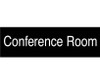 Engraved - Conference Room - 3X10 - Black - 2Ply Plastic - EN10BK