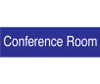 Engraved - Conference Room - 3X10 - Blue - 2Ply Plastic - EN10BL
